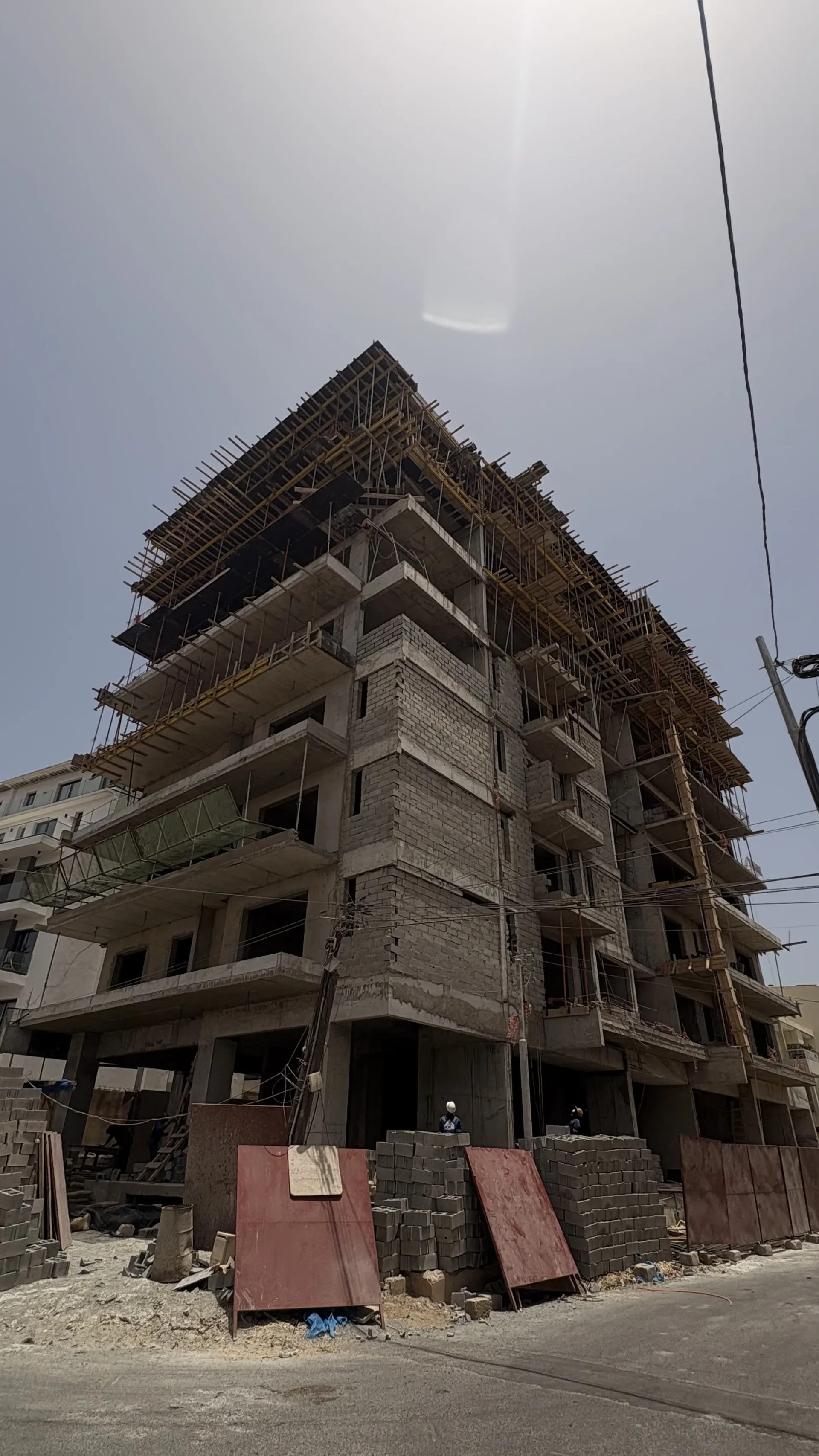 Chantier de la Résidence Tecila en gros œuvre